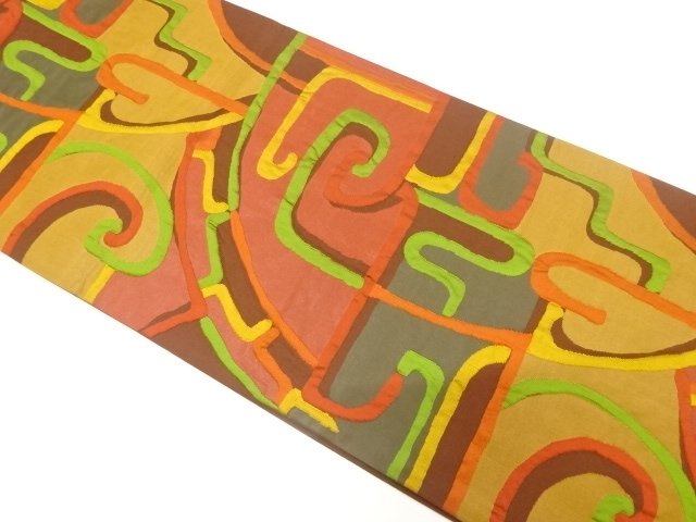 JAPANESE FUKURO OBI / WOVEN ABSTRACT
